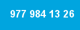 977 984 13 26 977 984 13 26